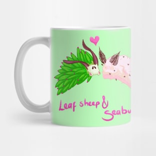 Leaf Sheep and Sea Bunny Mug